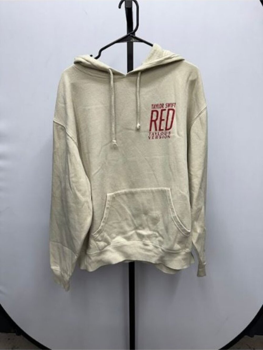 Taylor Swift Red (Taylor's Version) Beige Hooded Sweatshirt